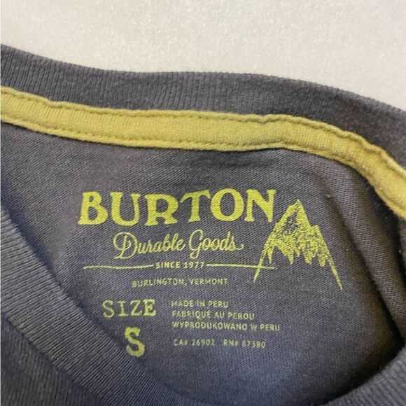 Burton Snowboard Chatacter Graphic T-shirt Men Small Gray Short Sleeve - Picture 4 of 5